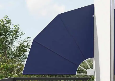 Ecran de intimitate pentru balcon Manual Bleumarin 115 x 115 cm - 1/5