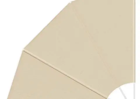 Ecran de intimitate pentru balcon Bej 115 x 115 cm țesătură - 2/5