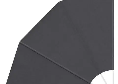 Ecran de intimitate pentru balcon Negru 115 x 115 cm țesătură - 2/5