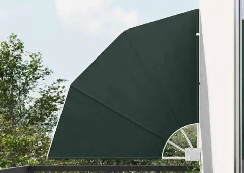 Ecran de intimitate pentru balcon Verde închis 115 x 115 cm - 1/5