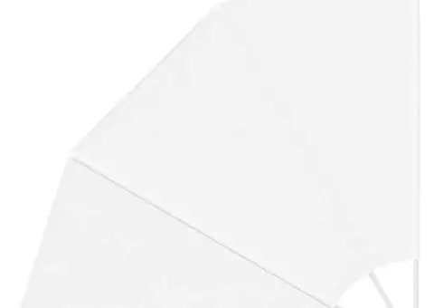 Ecran de intimitate pentru balcon Alb 115 x 115 cm țesătură - 2/5