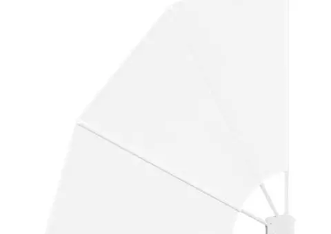 Ecran de intimitate pentru balcon Alb 115 x 115 cm țesătură - 4/5