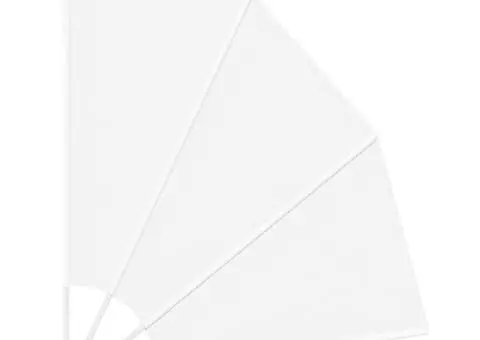 Ecran de intimitate pentru balcon Alb 115 x 115 cm țesătură - 5/5