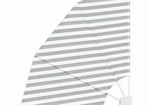 Ecran de intimitate pentru balcon Antracit și alb 115 x 115 cm - 4/5