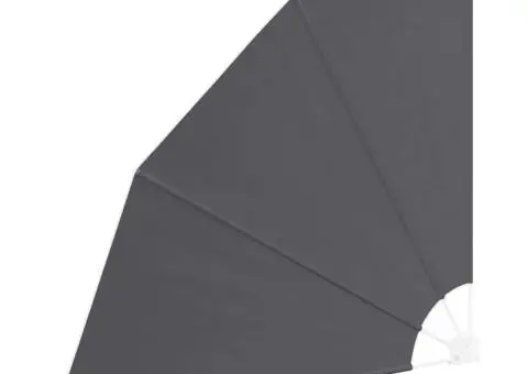 Ecran de intimitate pentru balcon Negru 160 x 160 cm țesătură - 2/5