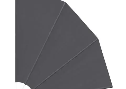 Ecran de intimitate pentru balcon Negru 160 x 160 cm țesătură - 3/5