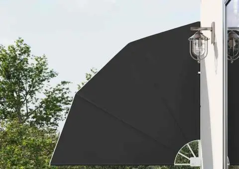 Ecran de intimitate pentru balcon Manual Antracit 140 x 140 cm - 1/5