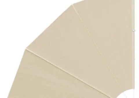 Ecran de intimitate pentru balcon Bej 140 x 140 cm țesătură - 2/5