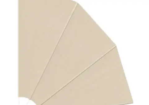 Ecran de intimitate pentru balcon Bej 140 x 140 cm țesătură - 5/5