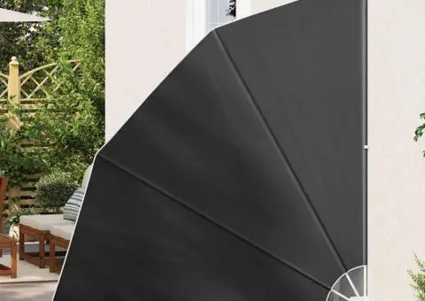 Ecran de intimitate pentru balcon Manual Antracit 210 x 210 cm - 3/5