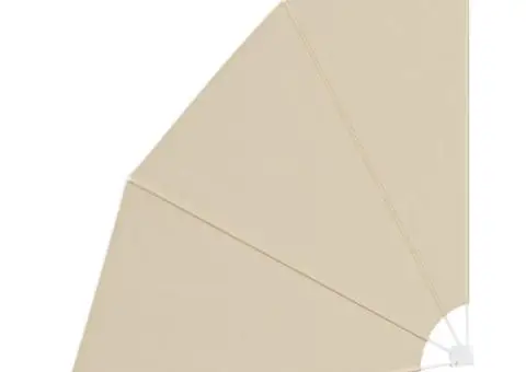 Ecran de intimitate pentru balcon Bej 210 x 210 cm țesătură - 4/5