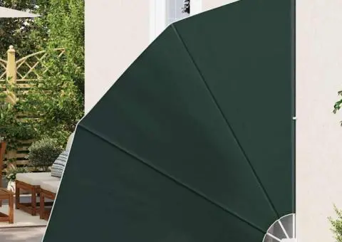 Ecran de intimitate pentru balcon Verde închis 210 x 210 cm - 3/5