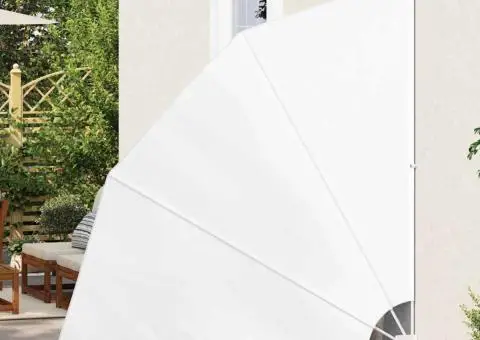 Ecran de intimitate pentru balcon Alb 210 x 210 cm țesătură - 3/5