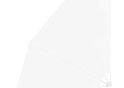 Ecran de intimitate pentru balcon Alb 210 x 210 cm țesătură - 4/5