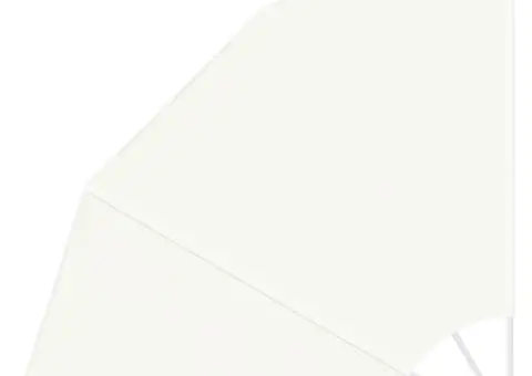 Ecran de intimitate pentru balcon Crem 115 x 115 cm țesătură - 2/5