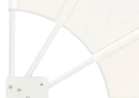 Ecran de intimitate pentru balcon Crem 160 x 160 cm țesătură - 5/5