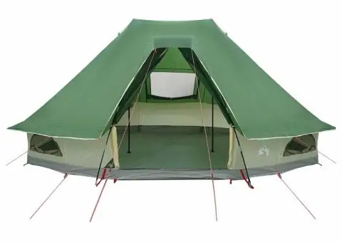 Cort de Familie Tipi Verde pentru 6 Persoane, Rezistent la apă - 4/5