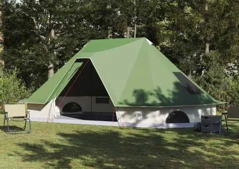 Cort pentru Familie Tipi Verde 10 Persoane Impermeabil - 1/5