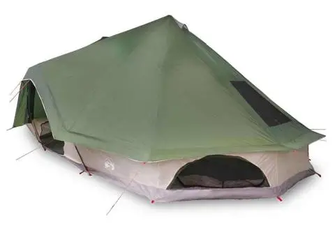 Cort pentru Familie Tipi Verde 10 Persoane Impermeabil - 3/5