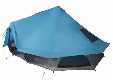 Cort de familie Tipi Albastru pentru 10 persoane impermeabil - 2/5