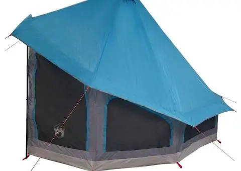 Cort de Familie Tipi Albastru pentru 6 Persoane Impermeabil - 5/5