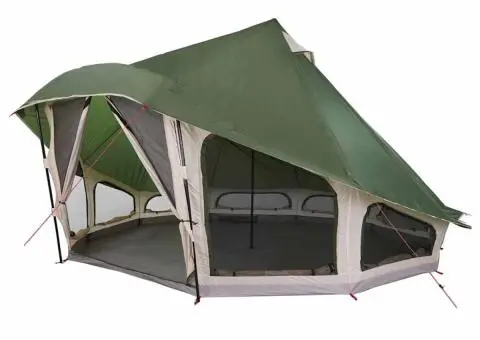 Cort pentru Familie Tipi Verde 10-Persoane Impermeabil - 2/5