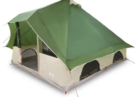 Cort de Familie Tipi Verde 8-Persoane Impermeabil - 3/5