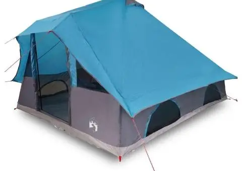 Cort de Familie Tipi Albastru 8 Persoane Impermeabil - 3/5