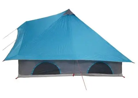 Cort de Familie Tipi Albastru 8 Persoane Impermeabil - 5/5