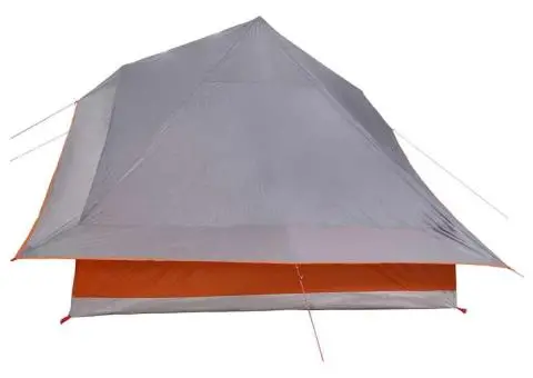 Cort Familial Tipi Gri și Portocaliu pentru 10 Persoane Impermeabil - 5/5