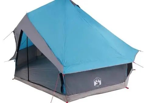 Cort Familial Tipi Albastru pentru 8 Persoane Impermeabil - 2/5