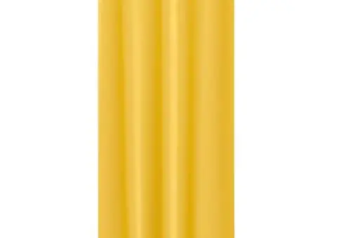 Perdele cu perdele 2 pcs galben muștar 260 x 140 cm Poliester - 3/5