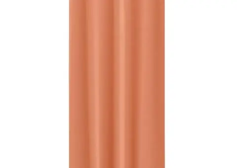 Perdele cu perdele 2 pcs Terracota 245 x 140 cm Poliester - 3/5