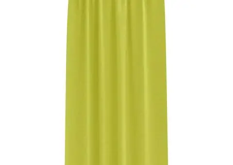 Perdele cu perdele 2 pcs Verde măr 260 x 140 cm Poliester - 3/5