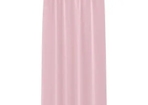 Perdele cu perdele 2 pcs Roz bebeluș 260 x 140 cm Poliester - 3/5