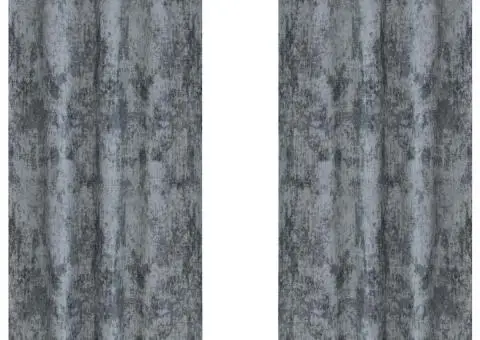 Set 2 Cortine Velvet cu Œillets Gri Argintiu 225 x 140 cm - 2/5