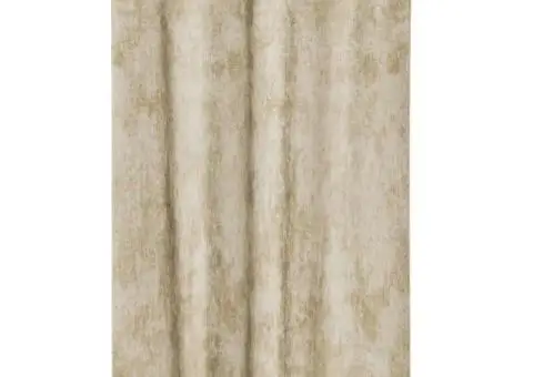 Set de draperii din catifea 2 buc cu œillets crem 175 x 140 cm - 3/5