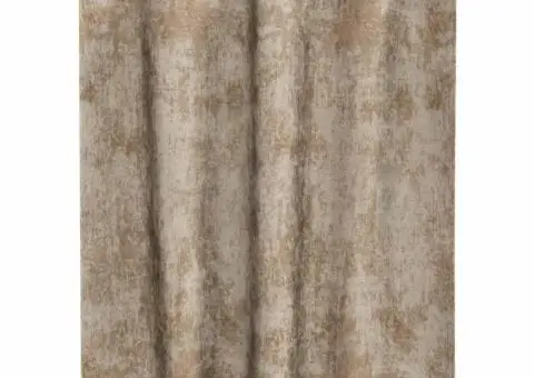 Cortine din catifea , 2 buc, cu ținte Champagne, 140 x 140 cm - 3/5