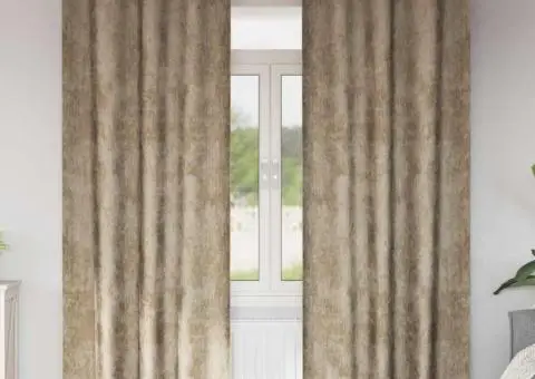 Cortine din catifea 2 buc cu oeieț 225x140 cm - 1/5