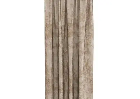 Set de perdele din catifea 2 piese cu ochiuri Champagne 225 x 140 cm - 3/5