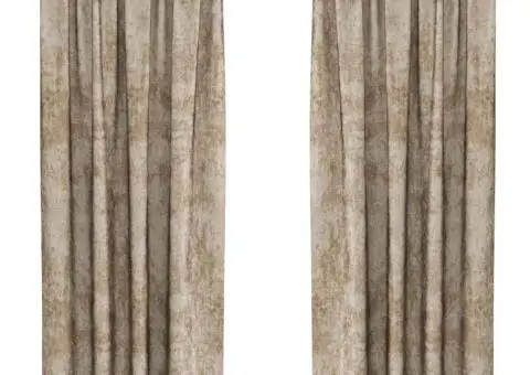 Cortine Velvet 2 buc cu ochiuri Champagne 245 x 140 cm - 2/5