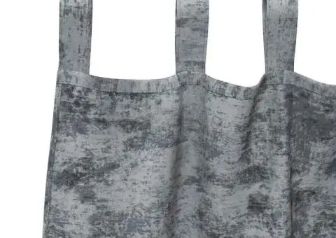 Cortine de catifea , set de 2, gri argintiu, 225 x 140 cm - 4/5