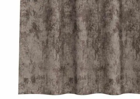 Cortine din catifea 2 buc cu inele cappuccino 175x140 cm - 5/5