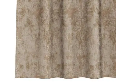 Draperii din Velur , set de 2, cu ochiuri Champagne, 140 x 140 cm - 5/5