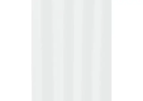 Perdele cu perdele 2 pcs Alb 140 x 175 cm Poliester - 3/5