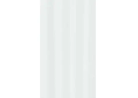 Perdele cu perdele 2 pcs Alb 140 x 225 cm Poliester - 3/5