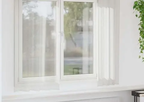 Perdele cu perdele 2 pcs Crem 140 x 175 cm Poliester - 1/5