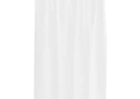 Perdele cu perdele 2 pcs Alb 140 x 140 cm Poliester - 3/5