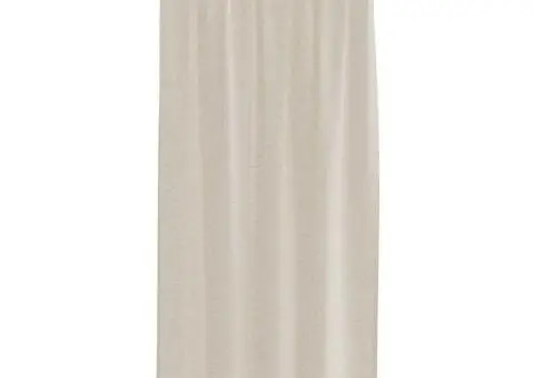 Perdele cu perdele 2 pcs Nisip 140 x 175 cm Poliester - 3/5