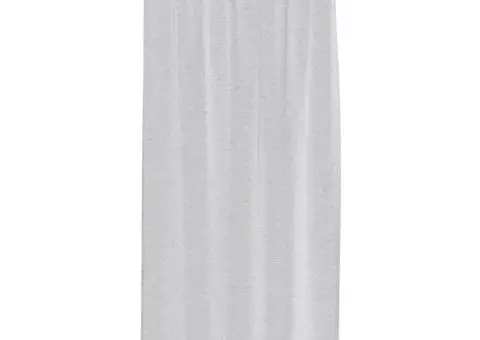 Perdele cu perdele 2 pcs Gri deschis 140 x 175 cm Poliester - 3/5